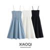 Fashion Style 2024 Summer New Arrival Women's Clothing Temperament Wild Splicing Sling Tube Top Dress 123165700