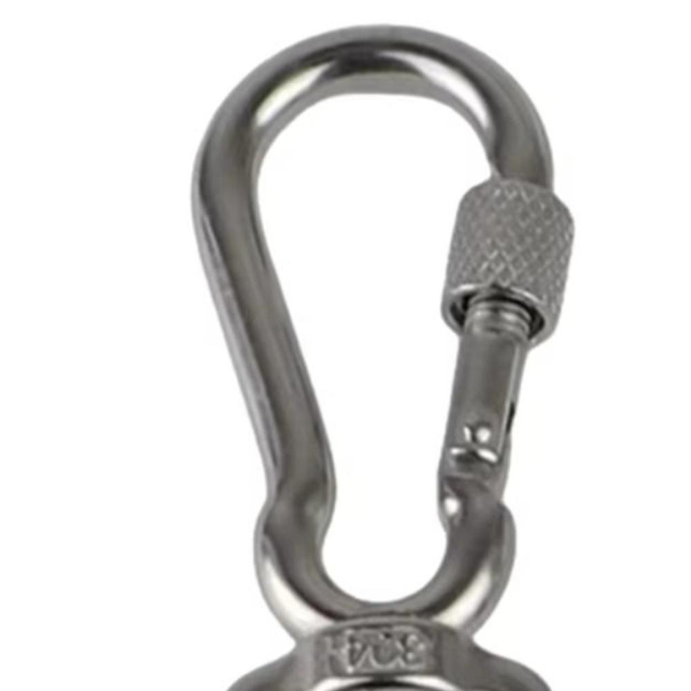 2Pcs Multipurpose Dog Leading Carabiner Clip 304 Stainless Steel Pet Leash Buckle  Hammocks