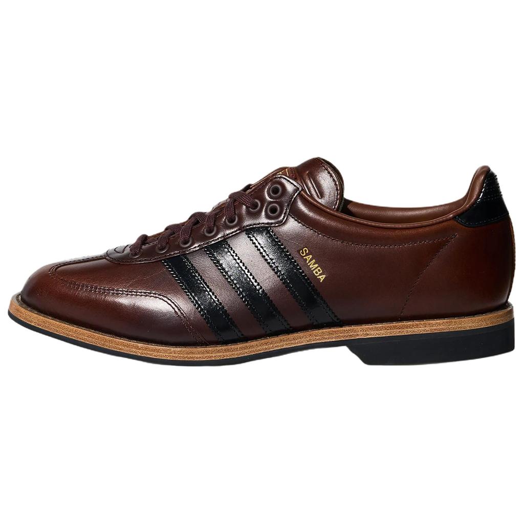 adidas Оригинальные кроссовки Samba Casual из кожи, унисекс, коричневые, черные, HP5198