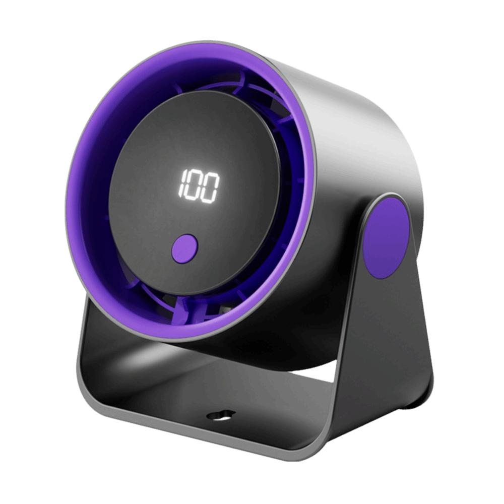 Adjustable Angle Desktop Fan Low Noise Silent Operation Digital Fan 5-speed Adjustment Portable Electric Fan Student Dormitory