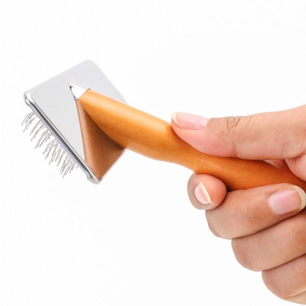 Comet Pet 100% Rubber Head Pet Slicker Brush, Korean Pet Shampoo