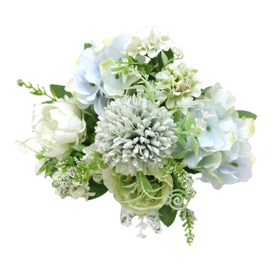 Искусственный пион, неувядающий, винтажный, на длинном стебле, реквизит для фото, гортензия, искусственное растение