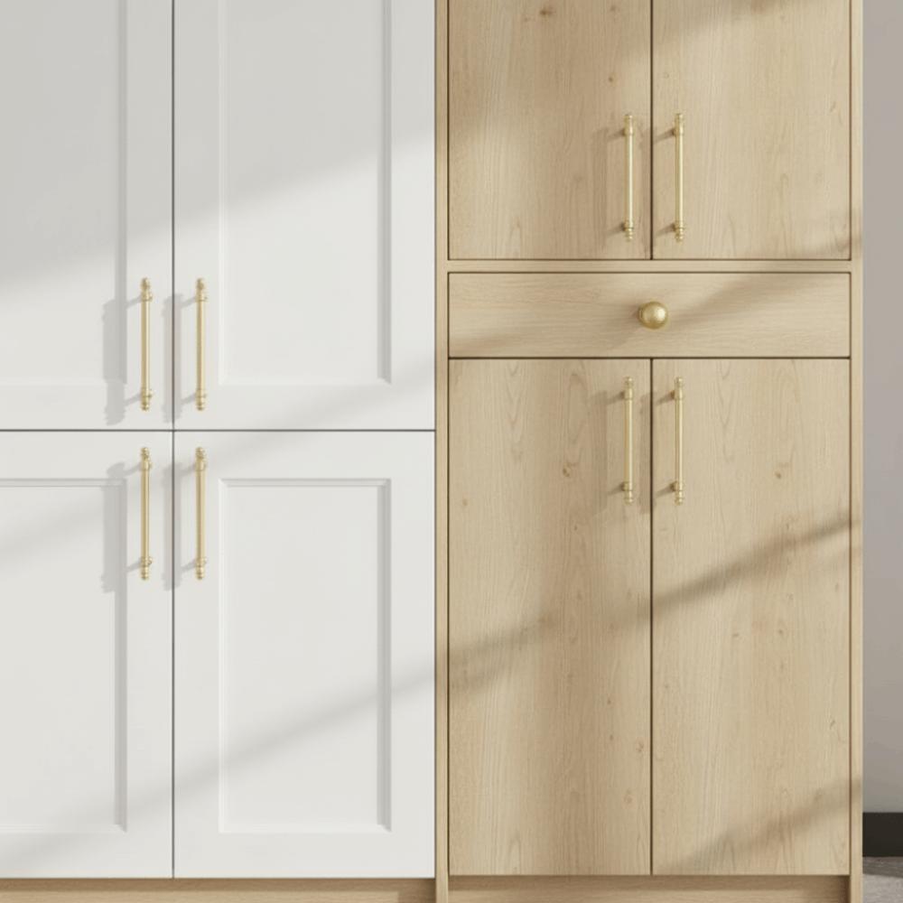 Gold Finish Cabinet Handles Zinc Alloy Furniture Handles European Style Cupboard Handles Wardrobe