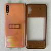 Полный корпус для Samsung Galaxy A50 2019 A505 A505F A505DS Крышка средней рамки Задняя крышка аккумулятора Задняя крышка Запасные части для ремонта
