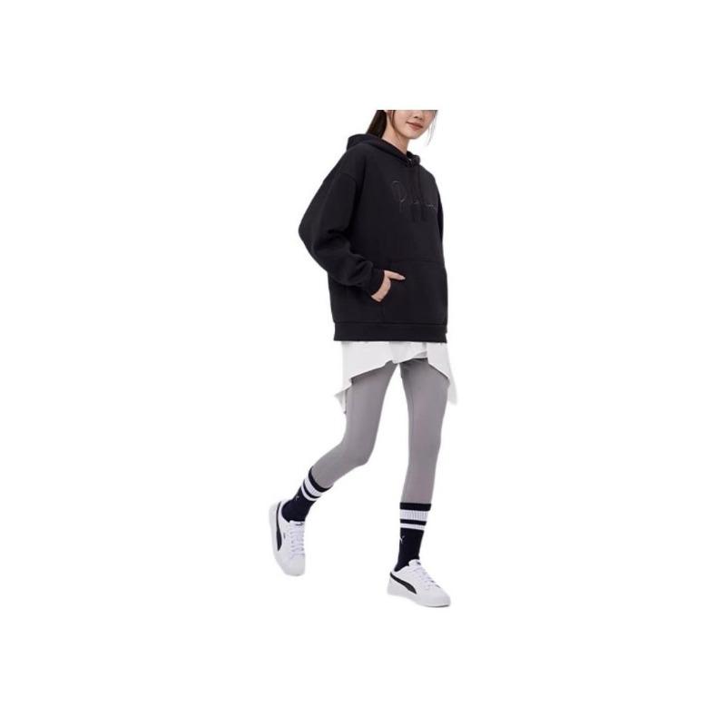 Puma Худи Tonalscript с вышивкой букв и капюшоном на шнурке, пуловер, толстовка, мужские худи, черный 684401-01