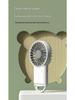 Foldable USB Cartoon Mini Fan with Climbing Buckle - Silent & Compact for Desktop Use (2025)