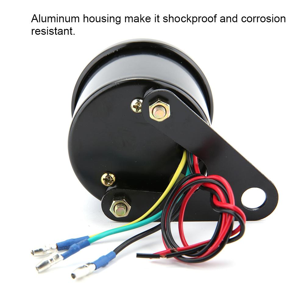 DC 12V Универсальный Мотоциклетный Светодиодный Подсветка Тахометр Электронный Тахометр Датчик