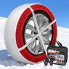 Genuine 2025 Cloth Tire Chains Balance Best for 2 Compliant with Chain Snow No Jacking Easy Emergency Snow Protection for Light Snow Chains for Snowy