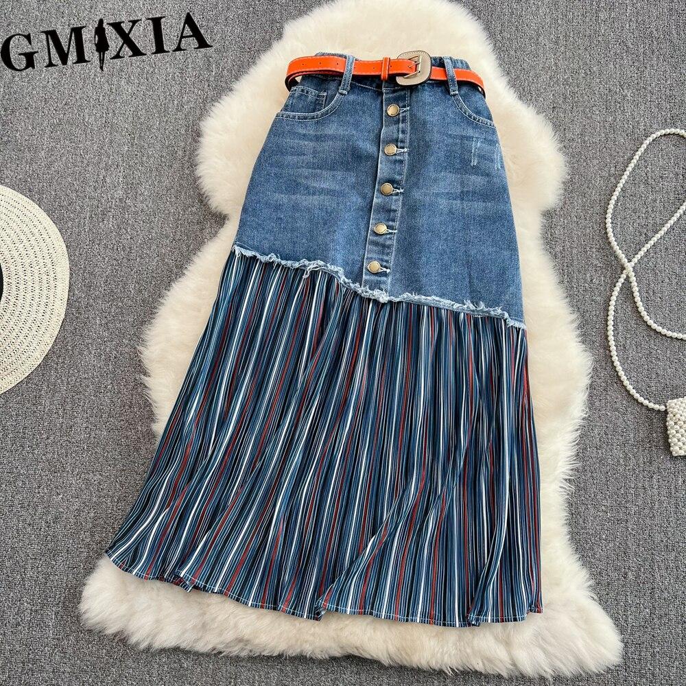 GMXIA Women's Fashion Casual Summer Spring Leisure Skirt