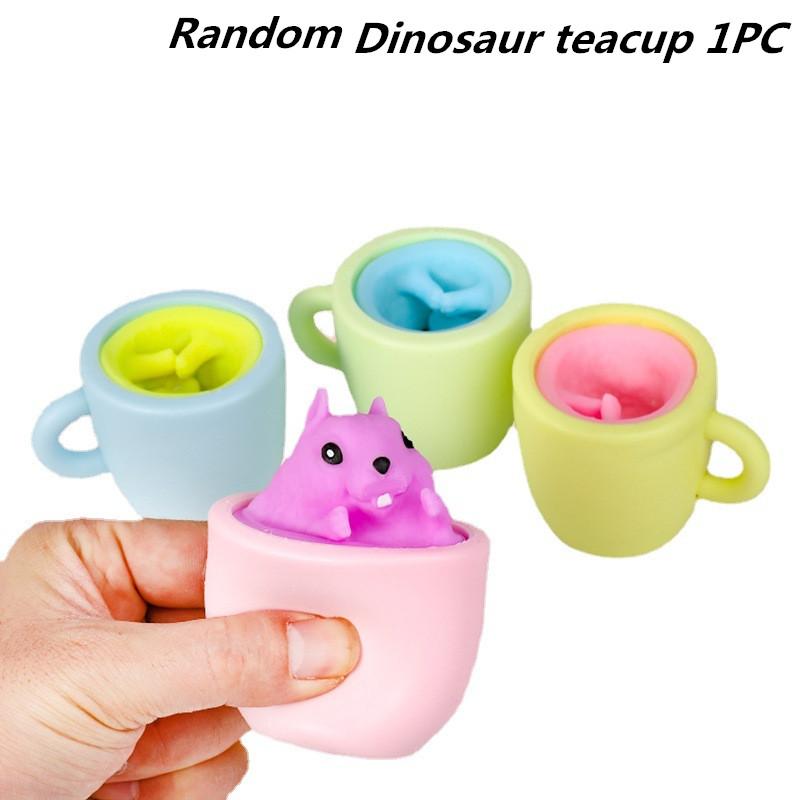 Забавный тыквенный белка-астронавт Блок Сжималка Антистресс Игрушка Прятки Фигурки Снятие стресса Непоседа Игрушки Для Детей Взрослых