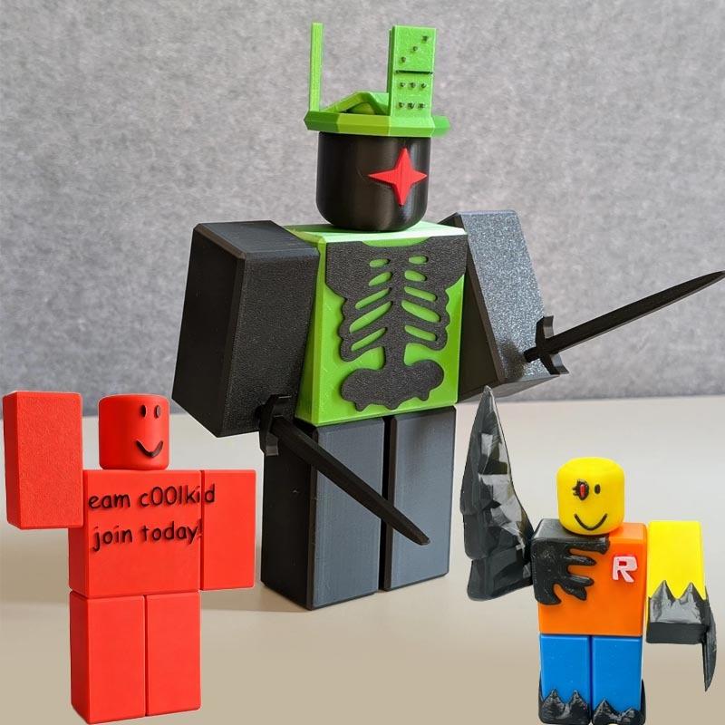 Forsaken John Doe 3D Printed Figure Toy 1X1X1 Bacon Hair Action Figure Model Figurine Collection Toys