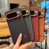 Совместимый с Google Pixel 10 Pro XL, Pixel 9 Dual-line Leica Кожаный Ударопрочный Чехол для Телефона.