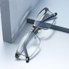 Transition Photochromic Optical Metal Progressive Reading Glasses Anti-Blue-Ray Resin Presbyopic Glass
