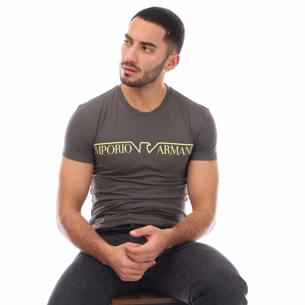 Emporio Armani Мужская футболка с круглым вырезом