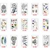 Extremely Good 3D Dream Catcher Waterproof Temporary Flash Tattoo Sticker Body Art Decal