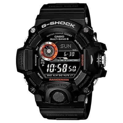 Мужские часы G-SHOCK GW-9400BJ-1JF [MASTER OF G-LAND RANGEMAN] круглые, черные, из смолы, цифровые