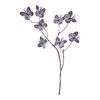 Artificial Butterfly Branches Office for Vase Filling Display Fake Purple