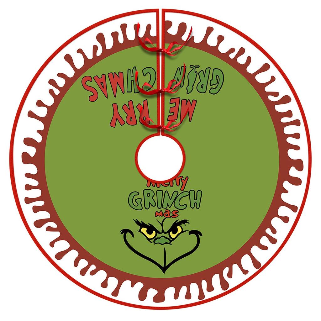 Юбка для рождественской елки, деревенские рождественские украшения для дома