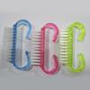 Nail Art Dust Cleaning Brush Scrubbing Manicure Pedicure Small Angle Clear Tools