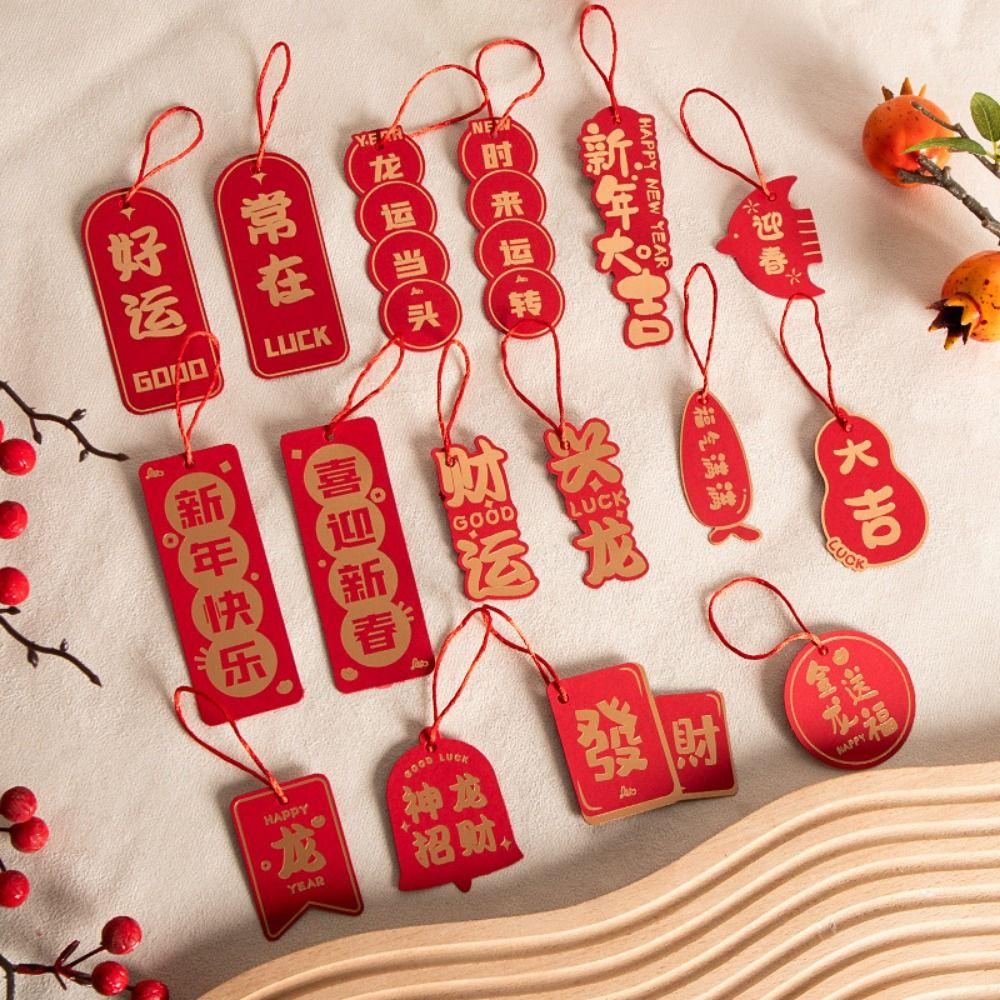 Decorative New Year's Blessing Pendant Chinese Style Lunar New Year Hanging Ornament Wedding