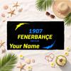 Federation Francaise De Football (1) Custom Name Beach Towel Soft Towel Gift for Beach Pool Swimming Vacation