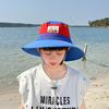 Детская шляпа Весна и Лето Мальчик Красивый Ультрамен Панама Тонкая Быстросохнущая Защита от солнца Солнцезащитная шляпа Дышащая Пляжная шляпа