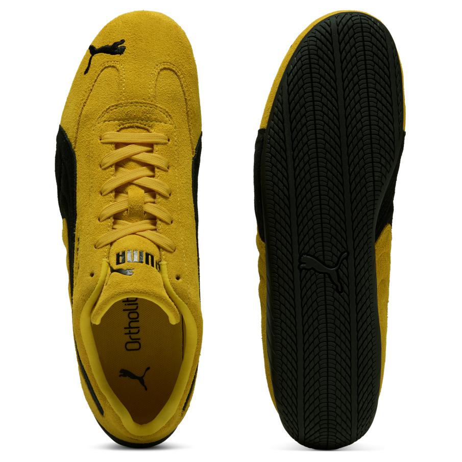 PUMA Speedcat Abrasion Resistant Low top Casual Shoes Unisex Baily Yellow Black 398846-19