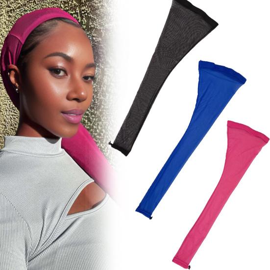 2Pcs 28-inches Long Hair Weave Sleeve Cap Reusable Lightweight Breathable Stretchy Women Wig Cap Hairnet Box Braid Dreadlock Twists Braids Sleeve