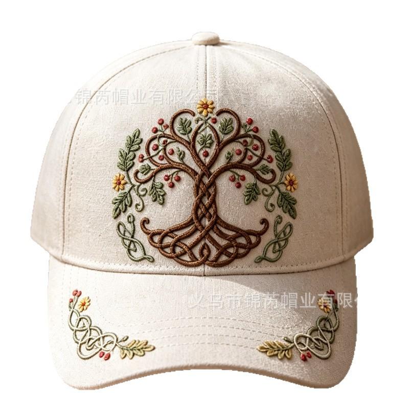 Fashion new 1D digital printing curved brim baseball cap adult casual retro elements