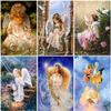 5D DIY алмазная живопись Ангел вышивка крестиком полный квадратный/круглый фермерский дом Алмазная вышивка девушка горный хрусталь мозаика домашний декор подарок
