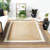 Jute Indoor & Outdoor Rug Handmade Natural Rug for Any Space Look Rustik Decor For Any Space Area