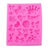 Creative Love Crown Cake Silicone Mold Bow Shaped Clay Mold Kitchen Chocolate Pastry Candy Baking Production Tool Accessories