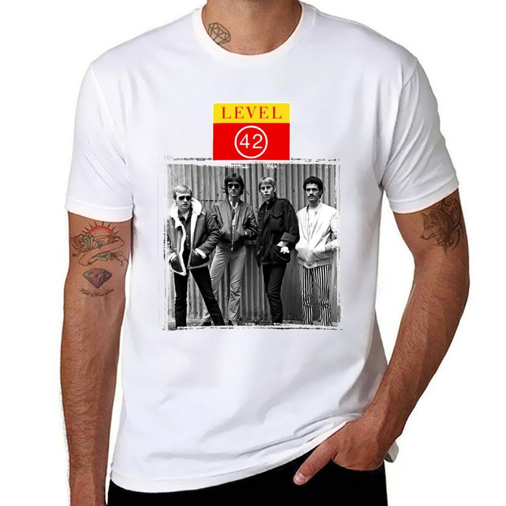 Level 42 Tshirt T Shirt For Unisex 100 Percent Cotton T Shirts For Unisex Graphic Vintage Tshirt