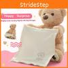 Funny Peek A Boo Teddy Bear Plush Blanket For Kids Perfect For Giggles And Playtime