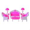 6 Pieces Princess Furniture Accessories Dollhouse Simulation Play House Miniature