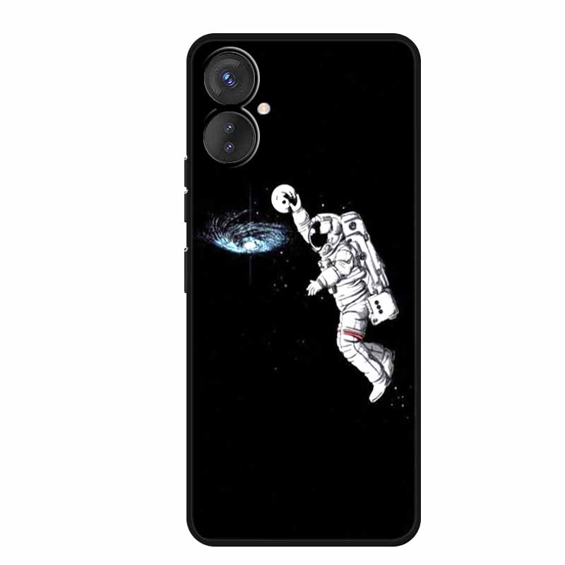 Для Tecno Spark 9 Pro Чехол Астронавт Силиконовый ТПУ Мягкая Задняя Крышка Чехлы Для Tecno Spark9 Pro 9Pro KH7 KH7n Funda Spaceman Capa