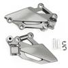 Left/Right Side Foot Peg Pedal Mount Bracket Compatible with EX250R 13-15 Ninja300/EX 300R 13-18 Z250 13-18 Z300 2015-2018