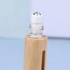 Бамбуковый рулонный флакон 3/5/10 мл, деревянный роликовый флакон, эфирное масло, блеск для губ, многоразовый тюбик, пустая банка, стеклянная бутылка для духов, 1 шт.