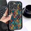Экзотичная sandstone лестница Чехол для iPhone 15/16/17 с дизайном черной канавки