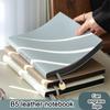 B5 Thick Leather Notebook, Business Notepad, Meeting Record Book, Travel Log, Student Diary, Excerpt Book, 100 Sheets 200 Pages