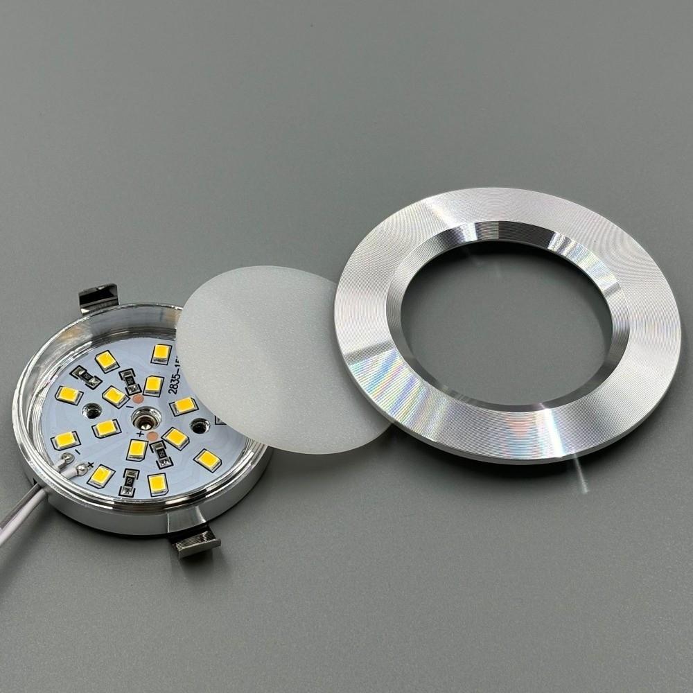 Alloy Recessed Ceiling Light Small Downlight for RV Boat Caravan Bus Motorhome Interior Lighting
