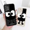Мультяшный забавный черный угольный шарик, силиконовый чехол для телефона для Realme OPPO Reno VIVO Infinix Tecno Oneplus, противоударный защитный мягкий чехол