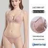 Комплект бюстгальтера с французским кружевом и кроличьими ушками - Дизайн против провисания для более изящного вида