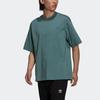 Adidas Originals Adicolor Series Clover Logo Loose Fit Sports Tee Men Tops Green HC8588