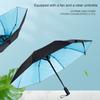 2 In 1 Sunscreen Umbrellas With Fan Multi-Function High-density Umbrellas For Fishing Golfing