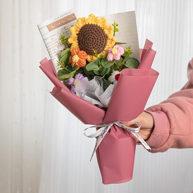 Simulation Rose Immortal Flower Bouquet Finished Gradual Rose Bundle