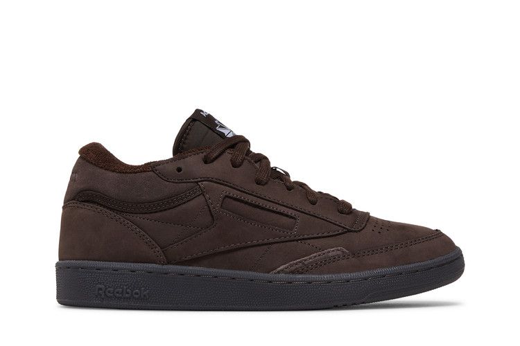 Мужские кроссовки Reebok Club C Mid II Adsum Темно-коричневые Темно-коричневый/Темно-коричневый
