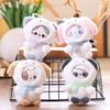 1 Piece Kawaii Cartoon Cute Plush Snowman Doll Bag Pendant Toy Keychain Charm Backpack Decoration Birthday Gifts
