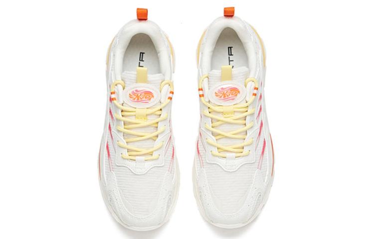 Women's Sneakers ANTA Life Collection Casual Shoes Women's Low-top Yellow/White