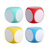 DIY Blank Di-ce Write On/Wipe Off Di-ce Portable Cleanable Blank Game Cubes for Classroom Teaching Erase Outside Di-ce
